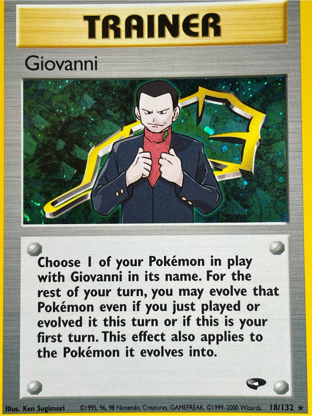 Giovanni #18/132/Pokemon Gym Challenge - Picture 6 of 14